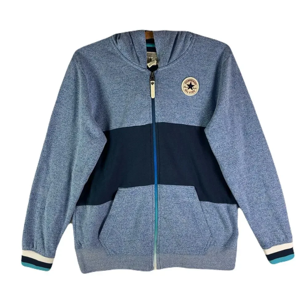CONVERSE ALL STAR FullZip Blue Sweatshirt/Pants Set Youth Size LRG 12-13yrs